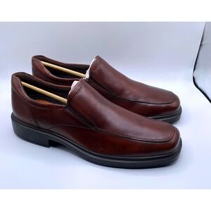 ECCO Helsinki 2.0 Men's Leather Slip On Loafer Cognac Size US 10.5 EU 44